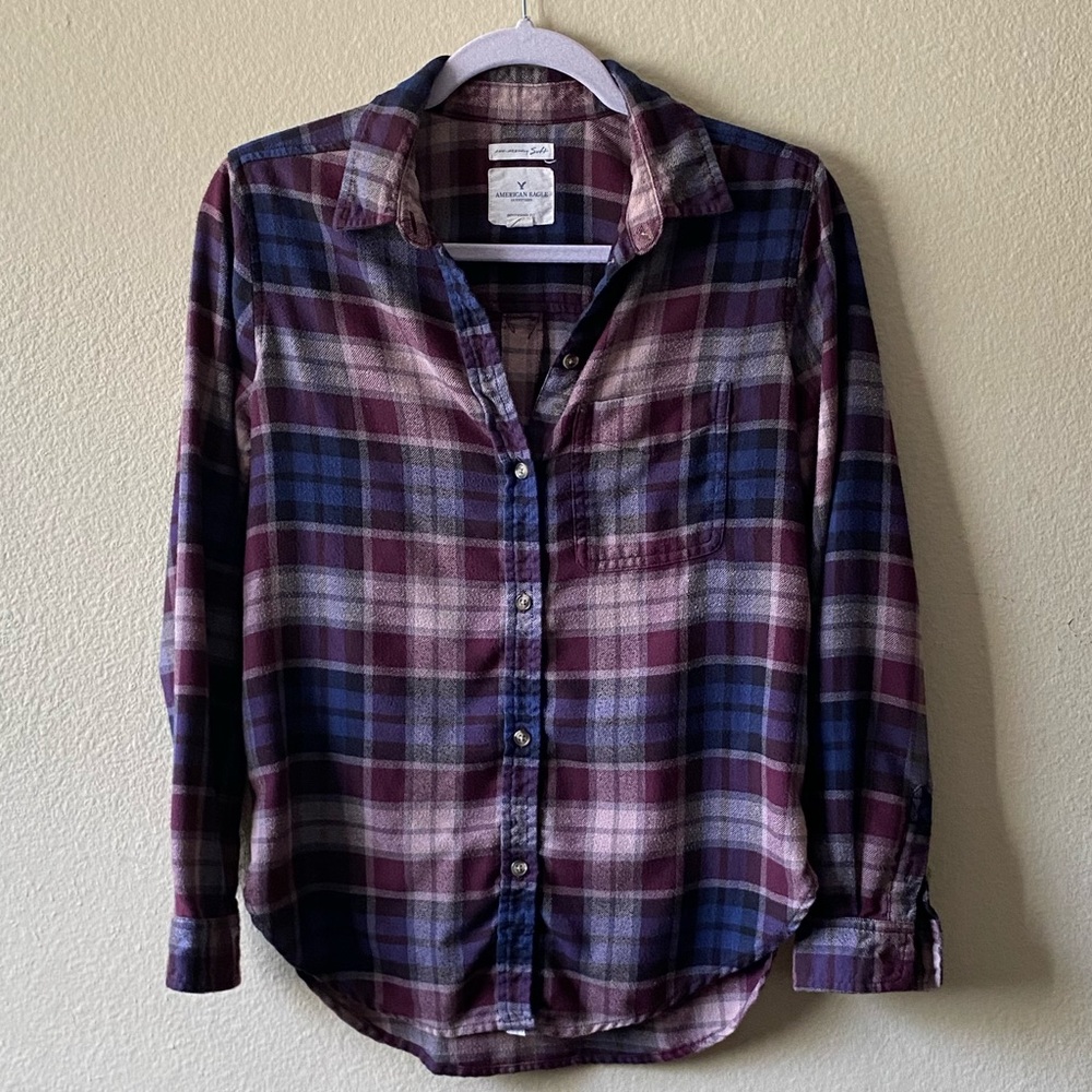 American Eagle boyfriend fit flannel